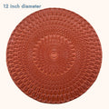 12" - Serenity Spiral - Mandala Texture Mat