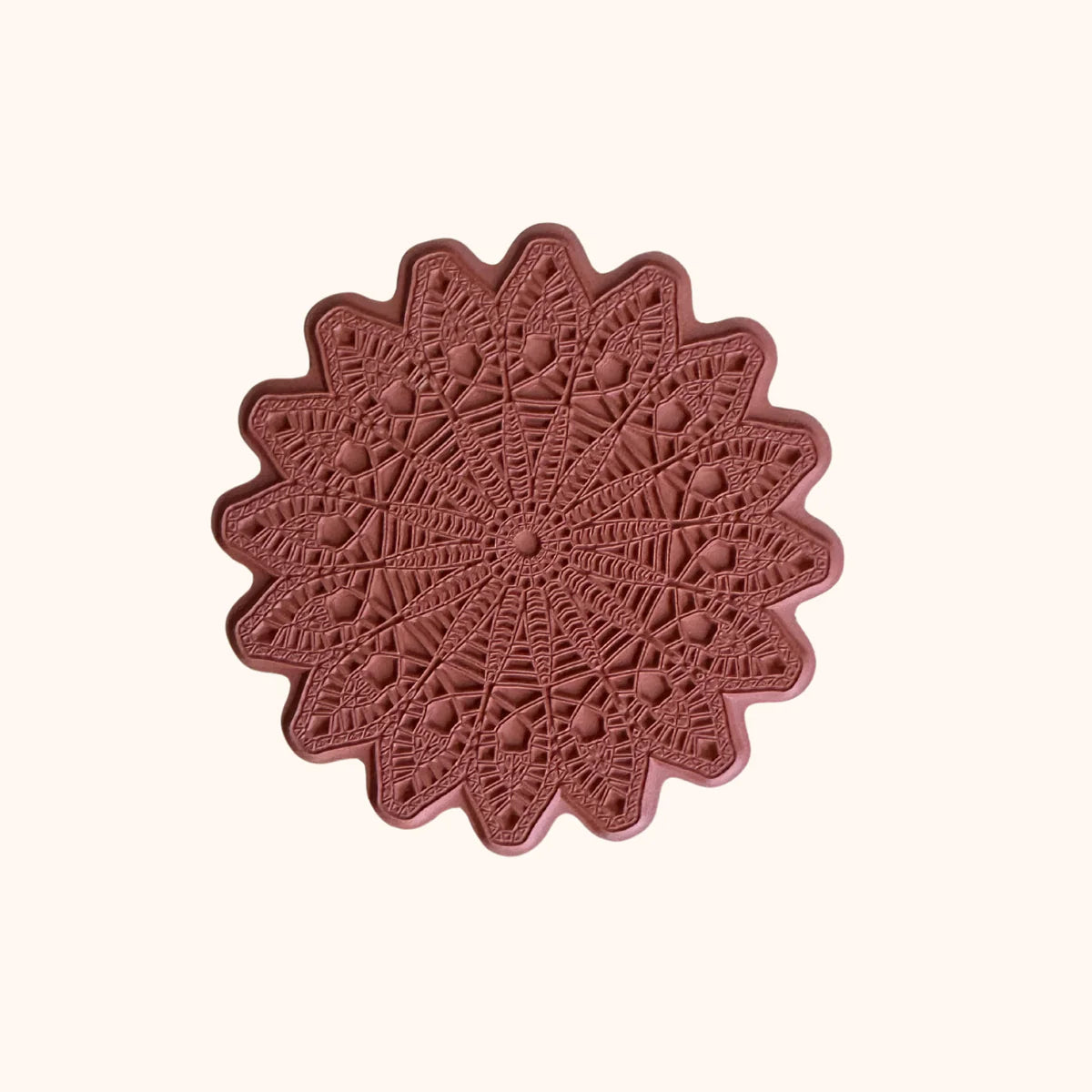 4.25" - Solar Radiance Mandala Texture Mat