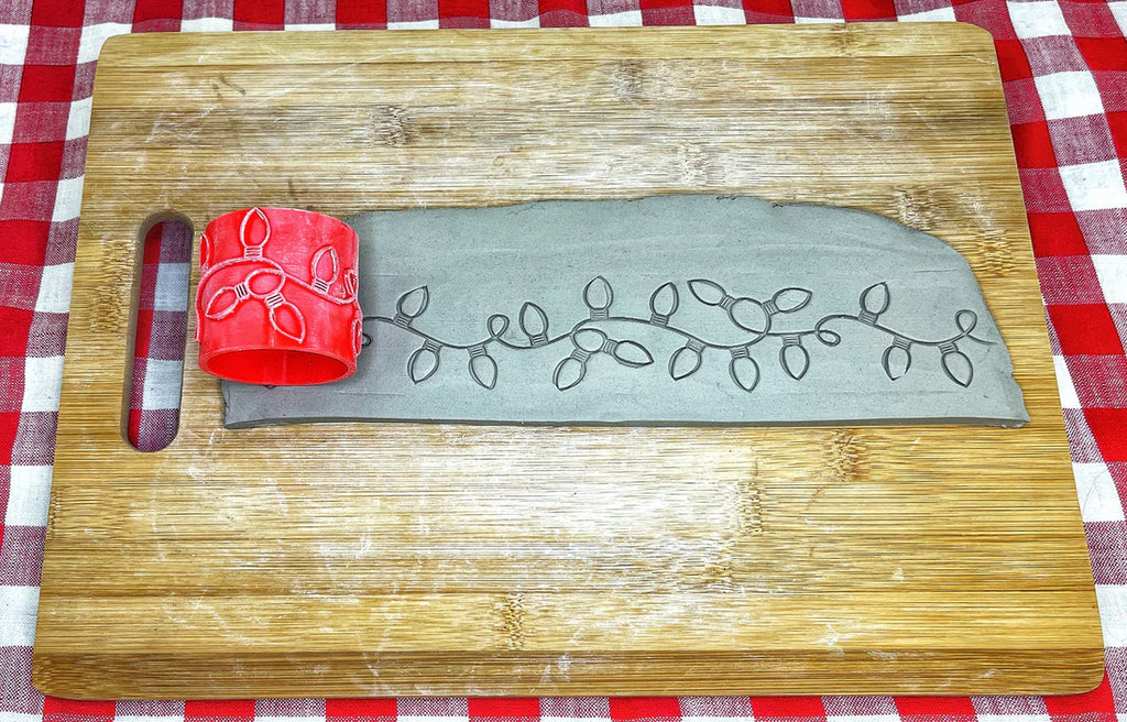 Christmas Lights Pottery Roller