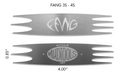 FANG Small Stainless Steel Scoring Tools