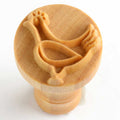 Scm-013 Medium Round Stamp – Chicken