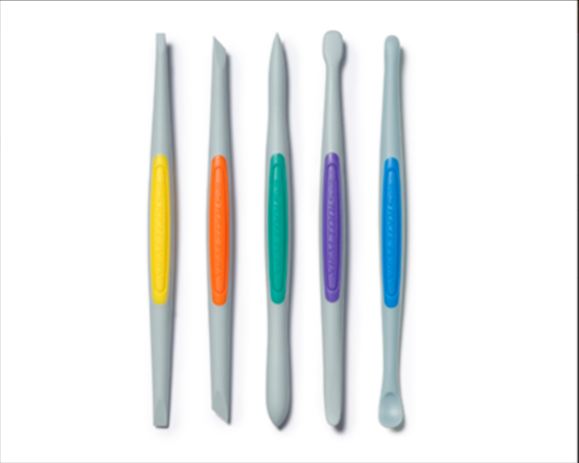 Clay Finishing Tools: Flex-Firm Silicone Set (5pcs)