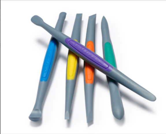 Clay Finishing Tools: Flex-Firm Silicone Set (5pcs)