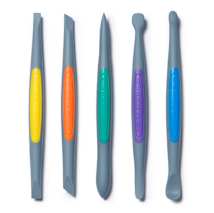 Clay finishing tool: Strong Firm (set of 5)