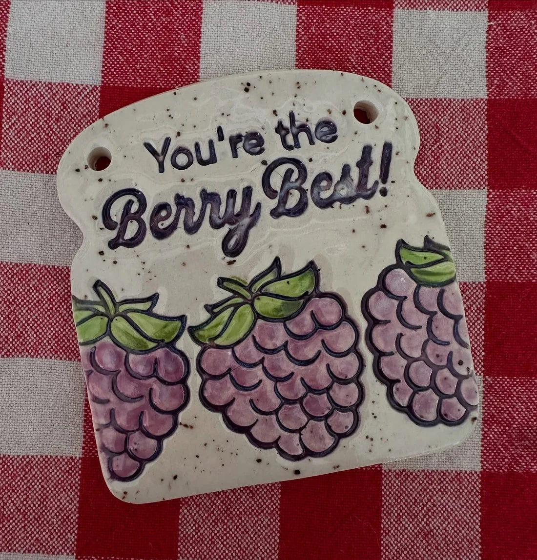 "You're the Berry Best!" Word Stamp