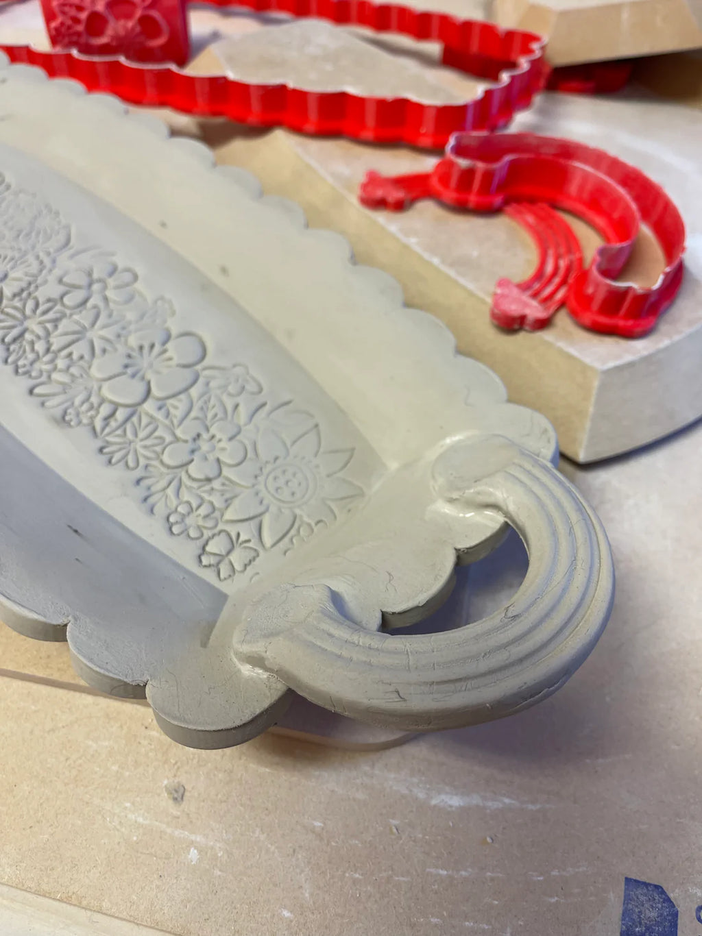 Handle Stamp and Clay Cutter - 3" center to center