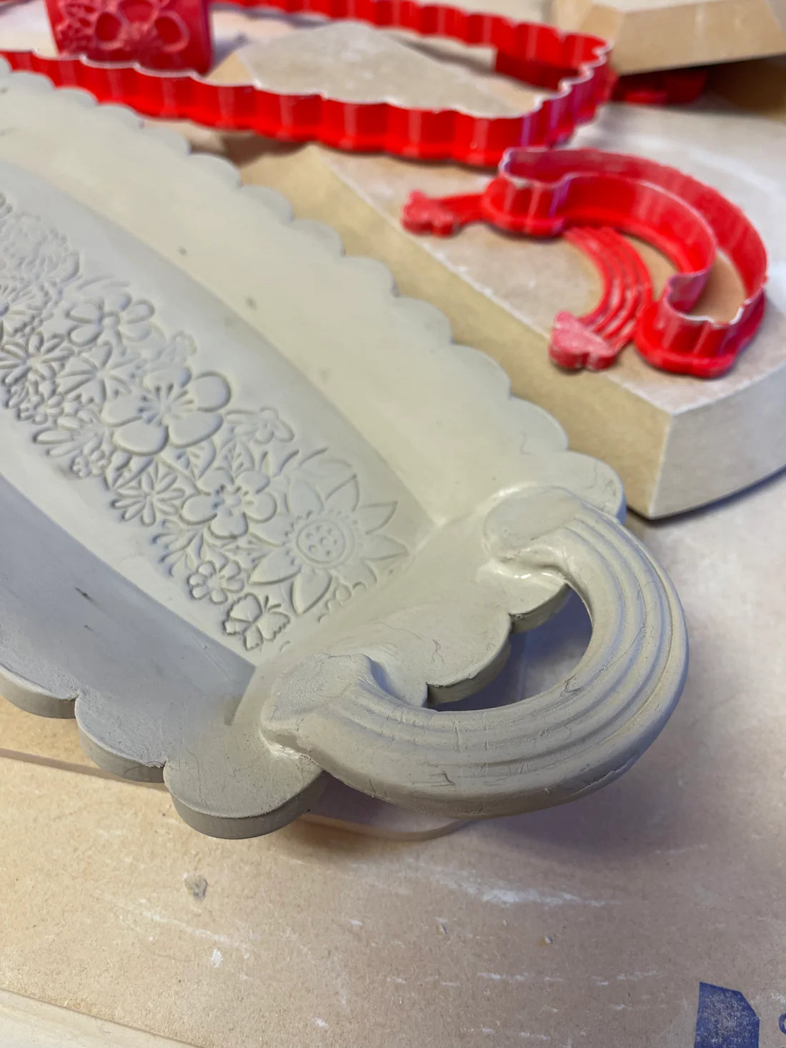 Handle Stamp and Clay Cutter - 3" center to center