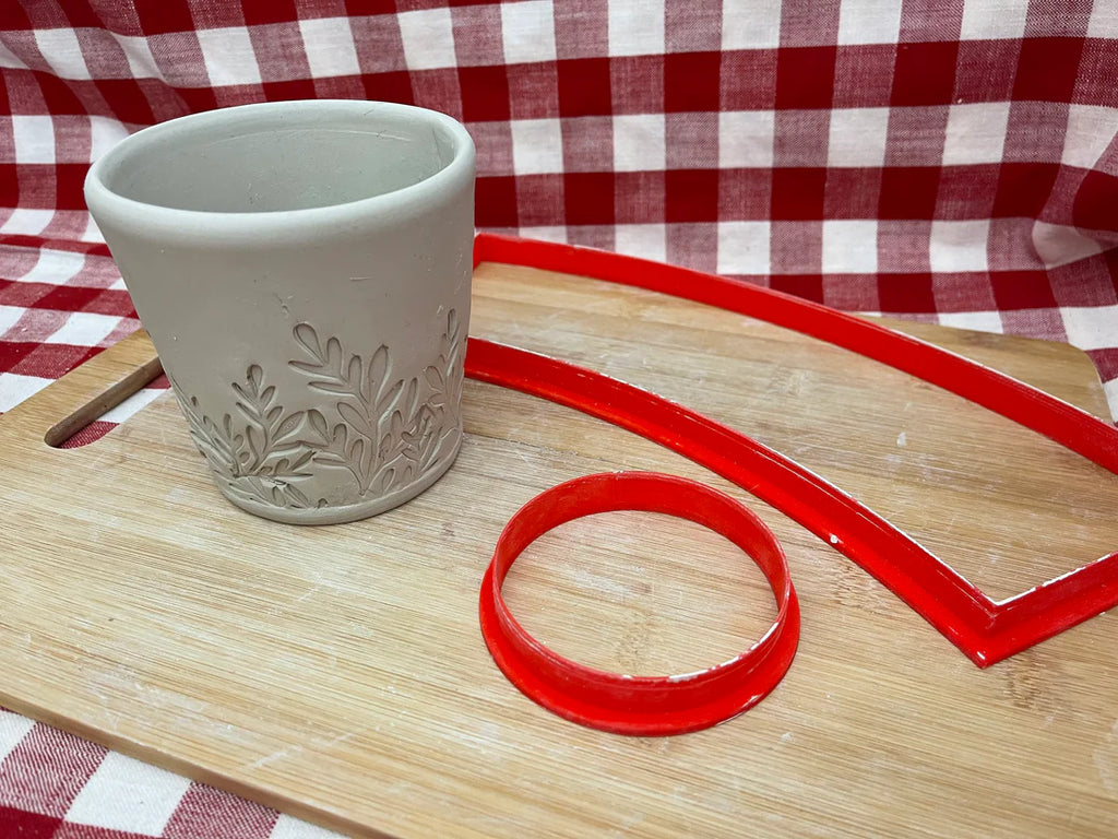Mug Template Clay Cutter - 3.25" Base x 4" Tall x 4" Top