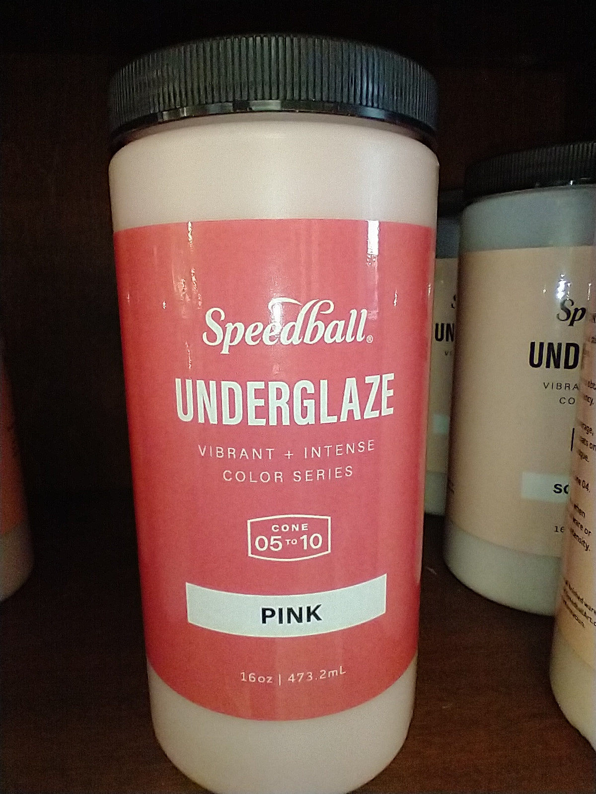 Pink underglaze