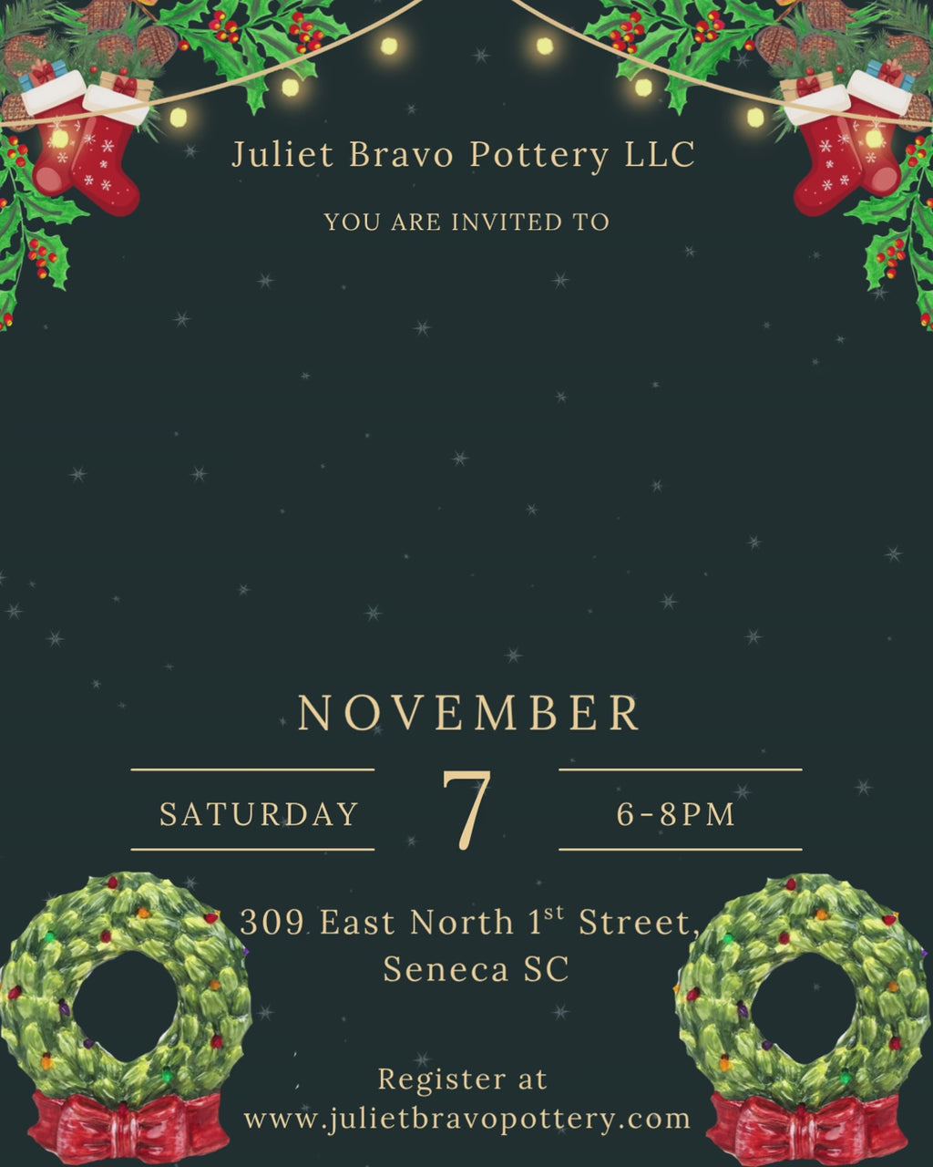 Christmas Wreath GLAZING Workshop