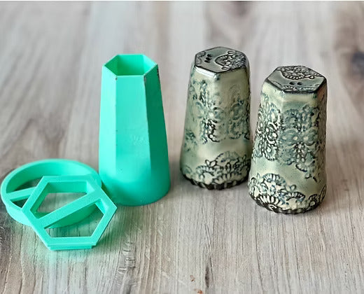 Salt & Pepper Faceted Jig - 6 sided combo with cutters