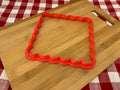 Scalloped Square, Clay Cutter (9.5")